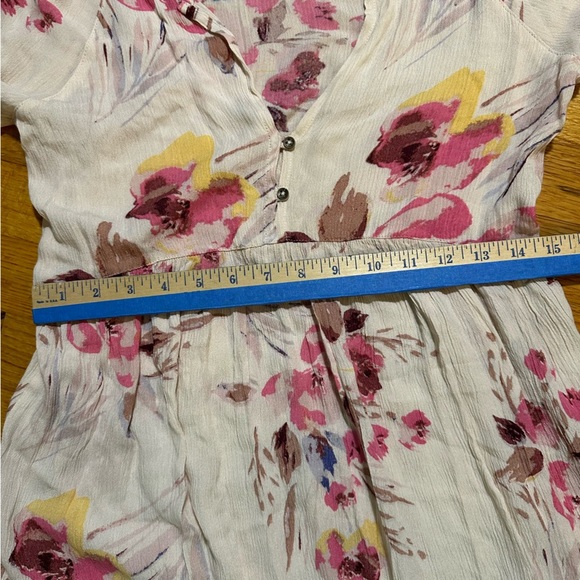 Billabong Floral Long Sleeve Dress size XS (b4 - Picture 8 of 11